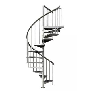 DOLLE Toronto spindeltrappe med repos, Ø185 cm - 14 trin