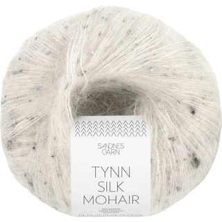Tynd Silk Mohair garn fra Sandnes Garn - Salt'n pepper tweed