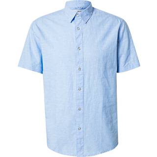 Selected Regular Sun Linen Shirt SS Cashmere Blue / White