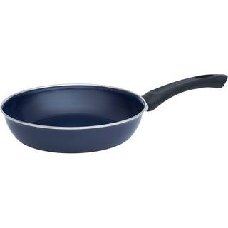 Riess Classic Omas Emaillepfanne 24 cm - Emaille mit Kunststoffgriff - Blau