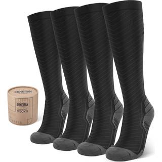 Sonoran 2 par komprimeringssokker til m?nd og kvinder 20-30 mmHg graduerede komprimeringssokker kn? h?j bedste st?tte til at k?re rejse atletisk