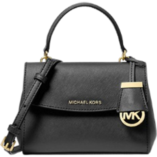 MK Ava Extra-Small Saffiano Leather Crossbody - Black - Michael Kors - ONE SIZE