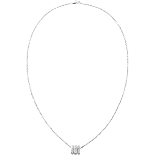 Bolt Shape Pendant Necklace - Silver - One Size