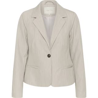 Blazer - KAesther - Feather Gray Melange Pinstripe - Kaffe