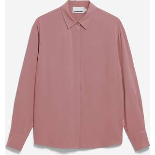 ARMEDANGELS Women's Larisaana L/S Bluse Damer størrelse S farve pink