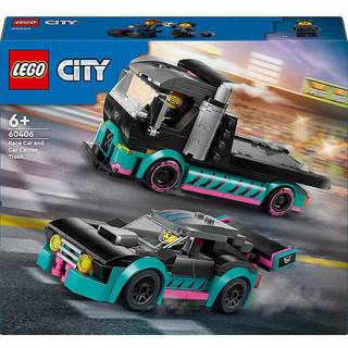 LEGO City Racerbil og biltransporter 60406 (På lager i varehus)