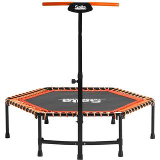 Salta Fitness trampolin med håndtag, Ø128 cm, orange