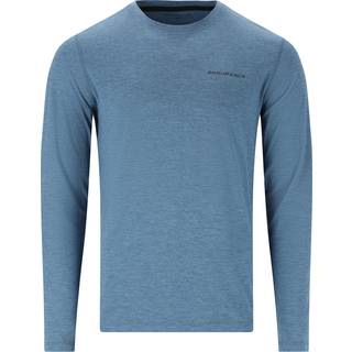 Endurance Abdon Melange Langærmet T-shirt Str. L Blå Herre til løb og træning