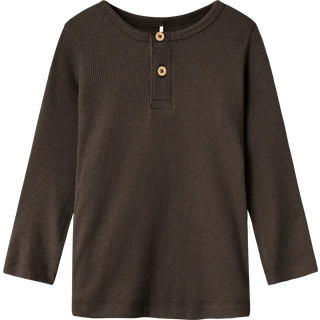 NAME IT Basis Rib Bluse Kab Delicioso Melange