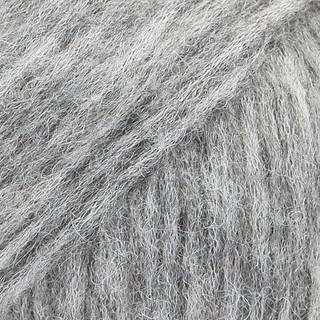 DROPS Air 04 Mellemgrå (Mix) Indhold: 65% alpaca, 28% polyamid, 7% uld Garngruppe: C (16 - 19 masker) / 10 ply / aran / worsted Vægt/længde: 50 g = ca. 150 meter Anbefalede pinde: 5.00 mm Strikkefasthed: 10 x 10 cm = 17 m x 22 p Vask: Håndvask, max 30°C / Tørres fladt / Kan filtes.
