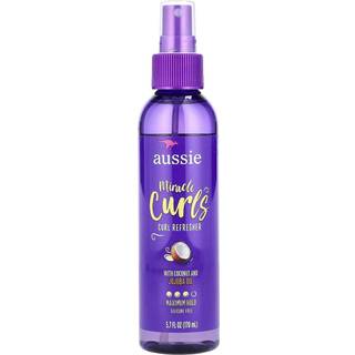 Aussie Miracle Curls Refresher Spray Gel Med Kokosn?d & Jojobaolie 5,7 Fl oz 4,272 Fl oz