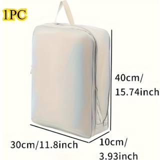 TEMU 6pcs/1pc Compression Packing Cubes Set For Travel Organizer – Durable Polyester Garment Bags With No Printing For Clothes, Toiletries And Luggage Organization