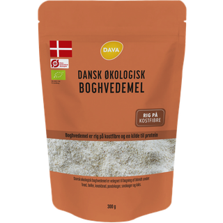 Økologisk Boghvedemel - DAVA, 300g