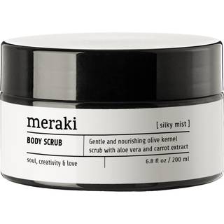 Meraki Olive Body Scrub, Silky Mist 200 ml