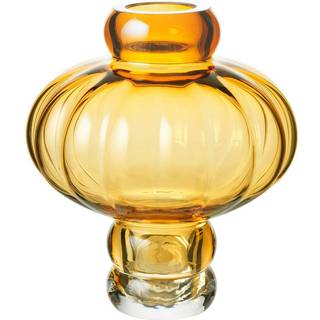 Louise Roe Balloon 02 Vase 20 Cm Amber - Vaser Mundblæst Glas Rav - 10515-13-75