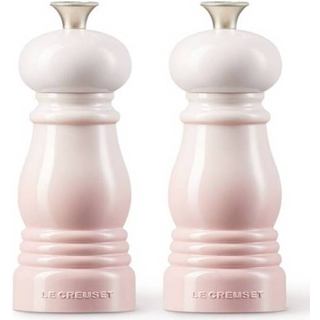 Le Creuset mini salt & peber kværnsæt shell pink 11 cm