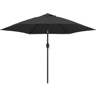 Parasol M. Led-Lys + Stålstang 300 Cm - Antracitgrå