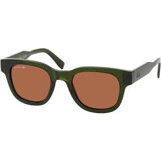 Lacoste Unisex L6023S 275 Solbriller Bio-injekt Grøn Brun Rund Normal