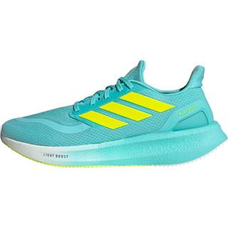 adidas Pureboost 5 Neutral Running Shoe Men - Mint, Neon Yellow, Size 11 - mint