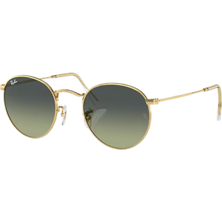 Ray - Ban Mand RB3447 ROUND METAL 001/BH Solbriller Metal Guld Grøn Rund Normal Skygge