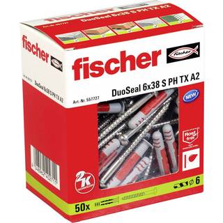 Fischer DuoSeal 6 x 38 S PH TX A2 (50 pcs.)