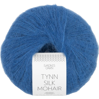 Tynd Silk Mohair garn fra Sandnes Garn - Regatta blå