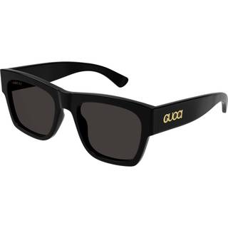 Gucci Mand GG1793S 001 Solbriller Acetat Sort Grå Firkantet