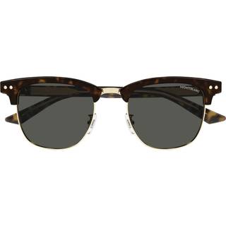 Montblanc MB0382S Asian Fit 003 52 Solbriller Mænd Guld - Gold - 52mm