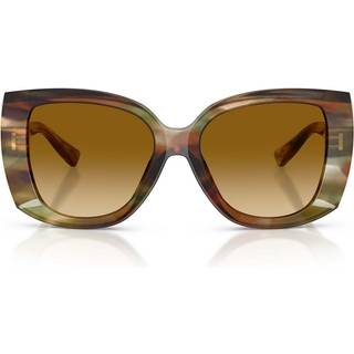 Dolce & Gabbana Kvinde DG4495 34462L Solbriller Acetat Brun Brun Firkantet Normal Skygge