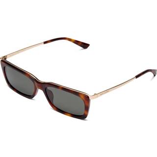 SAINT LAURENT Unisex SL 766 004 Solbriller Acetat Havana Grå Firkantet