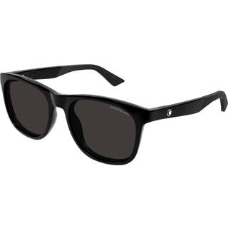Montblanc Mand MB0400S 001 Solbriller Injiceret Sort Grå Firkantet