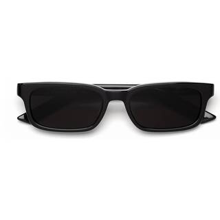 Retrosuperfuture Unisex ZZV Gesto Black Solbriller Acetat Sort Grå Firkantet Normal