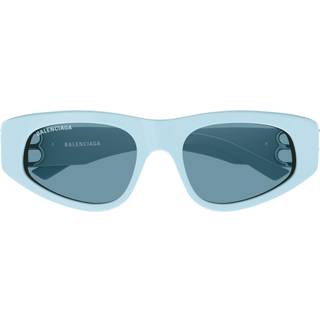 Balenciaga BB0095S 026 53 Solbriller Kvinder Blue - Light Blue - 53mm