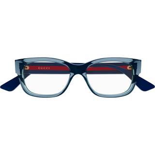 Gucci GG0278O 017 55 Briller Kvinder Blue - Transparent Blue - 55mm