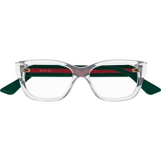 Gucci GG0278O 016 55 Briller Kvinder Krystalklar - Clear - 55mm