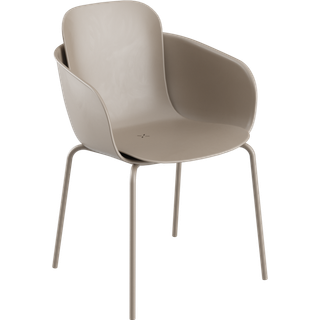 SACKit Patio Chair no. One S2 - Taupe/Taupe