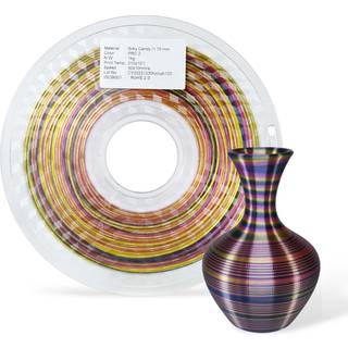 3DE Premium - PLA - Candy Rainbow - Black, Purple, Gold - 1.75mm - 1kg