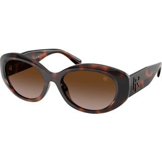 Ralph Lauren Kvinde RL8232U 624113 Solbriller Injiceret Skildpadde Brun Rund Normal Skygge