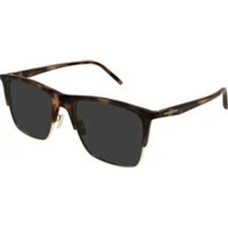 SAINT LAURENT Mand SL 768 004 Solbriller Bio-injekt Havana Grå Firkantet