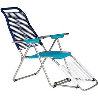 Fiam, Spaghetti solstol pop blue/turquoise/white/turquise aluminium
