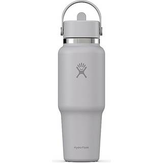 Hydro Flask Wide Flex Straw Travel Bottle Drikkeflaske størrelse 946 ml farve grå