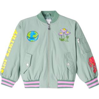 Stella McCartney Kids Printed cotton-blend bomber jacket - multicoloured - Y 12