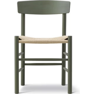 Fredericia Furniture - Mogensen J39 Chair - Beech, Pebble Grey, Natural Paper Cord, SH 46,5 cm - Spisebordsstole - Børge Mogensen