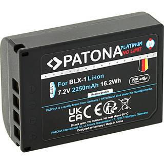 Patona Platinum battery with USB-C input for Olympus BLX1
