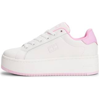 Fine Cleat Platform Trainers With Patent Leather