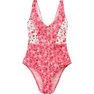 Cath Kidston Cath Kidston Pink Ditsy Floral V-Neck Swimsuit