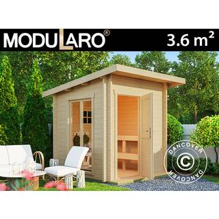 Saunahytte i træ Ruka, 2x2m, 3,6m², Natur