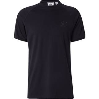 adidas originals adidas Black Dark Adicolor Classics 3-Stripes 100% Cotton T-Shirt
