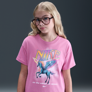 Nike -T-shirt til større børn (piger) - Pink - XL