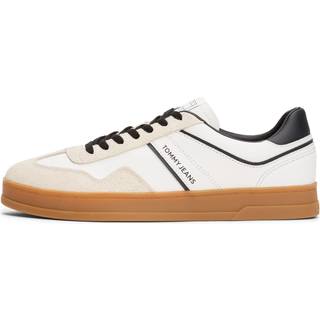 The Greenwich Mixed Texture Trainers With Leather